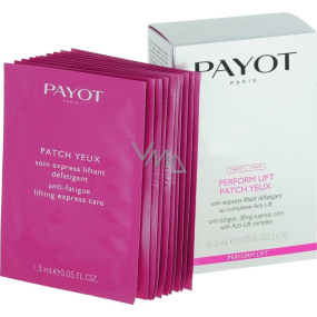 Payot Perform Lift Patch Yeux Express Rejuvenating Eye Care Against Fatigue 10 Pieces