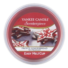 Yankee Candle Frosty Gingerbread - Gingerbread with icing, Scenterpiece scented wax for electric aroma lamps 61 g