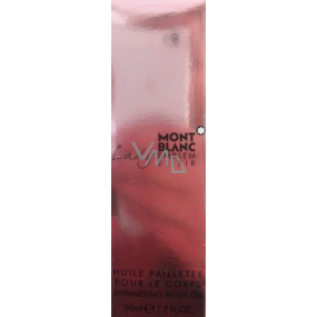 Montblanc Lady Emblem Elixir shimmering body oil for women 50 ml