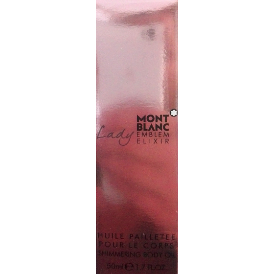 Montblanc Lady Emblem Elixir shimmering body oil for women 50 ml