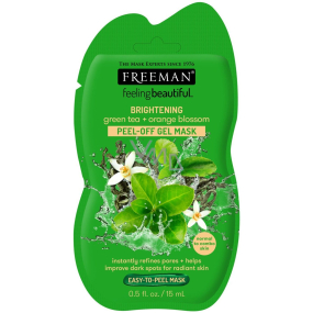 Freeman Feeling Beautiful Green Tea and Orange Blossom Brightening Peeling Face Mask for Normal to Combination Skin 15 ml