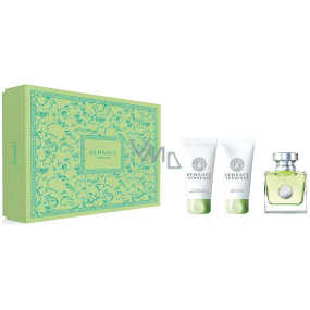 Versace Versense eau de toilette for women 50 ml + body lotion for women 50 ml + shower gel for women 50 ml, gift set