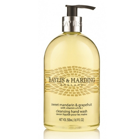Baylis & Harding Sweet Tangerine and Grapefruit Liquid Hand Soap Dispenser 500 ml