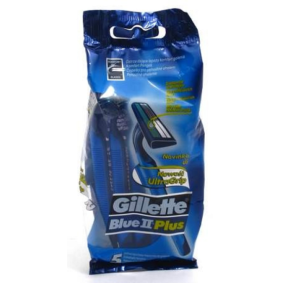 Gillette Blue II Plus disposable razors 5 pieces for men