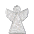 Emocio Angel candle white-silver 95 x 30 x 120 mm