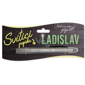 Nekupto Glowing pen named Ladislav, touch tool controller 15 cm