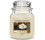 Yankee Candle Coconut Rice Cream - Cream with coconut rice scented candle Classic medium glass 411 g