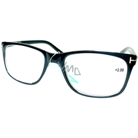 Berkeley Reading glasses +2 plastic black 1 piece MC2194