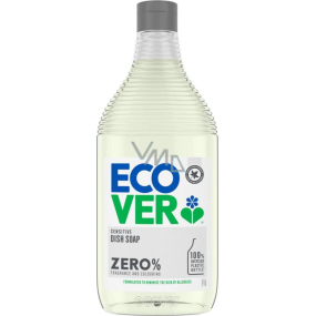 ECOVER Sensitive Dish Soap Zero % eco-friendly dishwashing liquid without perfume 450 ml