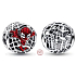 Sterling silver 925 Marvel Spiderman over the city, bracelet bead