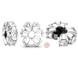 Charm Sterling silver 925 Light clip stopper, clip bead on bracelet, symbol