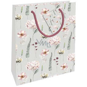 Nekupto Gift paper bag 23 x 18 x 10 cm Meadow flowers