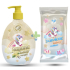 Setablu Vaniglia Unicorn liquid soap for children 500 ml + wet wipes 15 pieces, cosmetic set