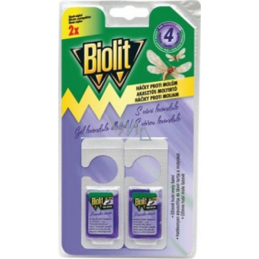 Biolite Moth hooks with lavender fragrance 2 x 3.2 g