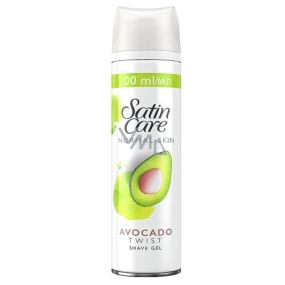 Gillette Satin Care Avocado Twist Shaving Gel, for Women 200 ml