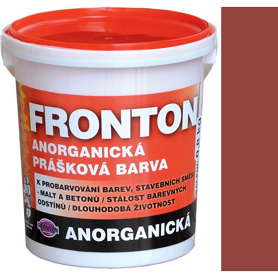 Fronton Inorganic powder paint Chestnut outdoor and indoor use 800 g