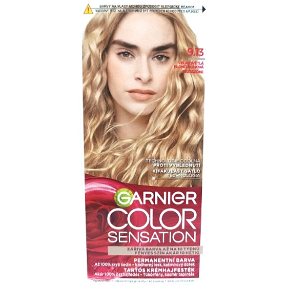 Garnier Color Sensation hair dye 9.13 Very Light Blonde Rainbow