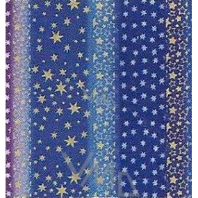 Nekupto Gift wrapping paper 70 x 200 cm Christmas Blue-purple stars 1 roll