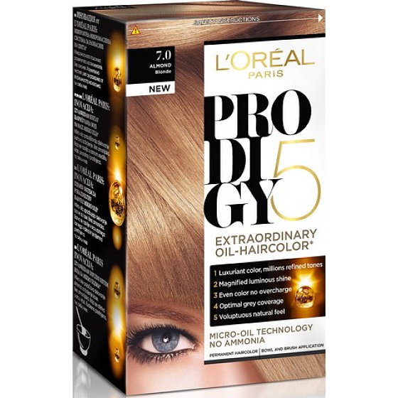 Loreal Paris Prodigy 5 Hair Color 7.0 blond