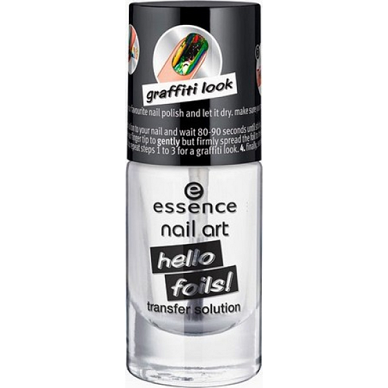 Essence Nail Art Hello Foils Transfer Solution nail foil solution 8 ml