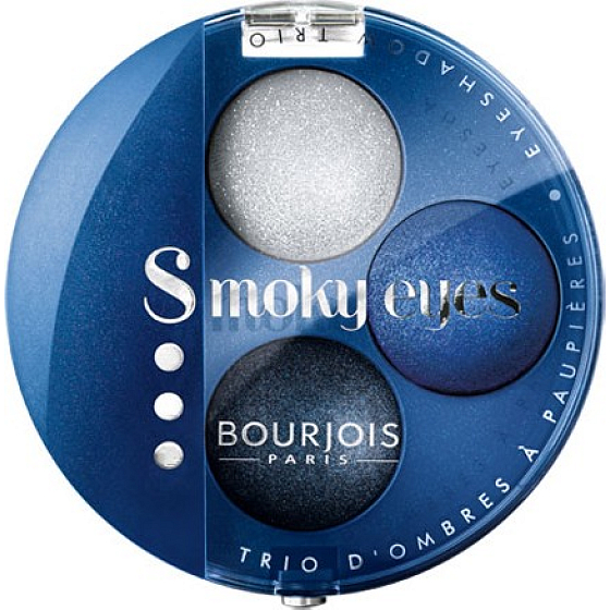 Bourjois Trio Smoky Eyes Eyeshadow 15 Bleu Nuit 4.5 g