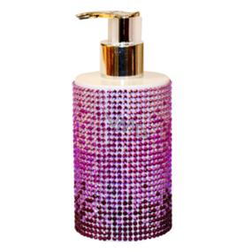 Vivian Gray Diamond Sundown Purple luxury liquid soap with a 250 ml dispenser