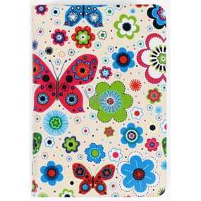 Albi Diary mini Butterflies on white 7.5 cm × 11 cm × 1.1 cm