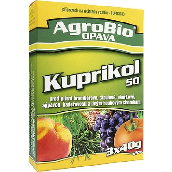 AgroBio Kuprikol 50 plant protection product against fungal diseases 3 x 40 g