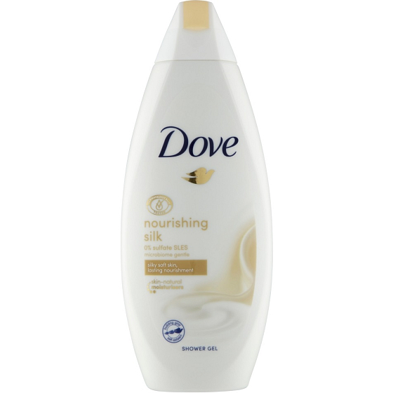 Dove Nourishing Silk shower gel for long-lasting nourished skin 250 ml