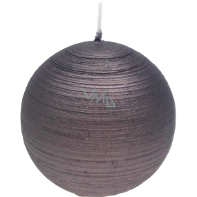 Lima Alfa candle light brown ball 80 mm 1 piece