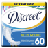 Discreet Air Multiform breathable panty liners for everyday use 60 pieces