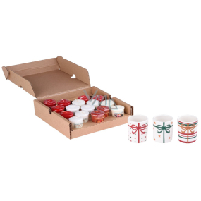 Yankee Candle Votive candle 49 g 16 pieces + votive candle candlestick 3 pieces, gift set