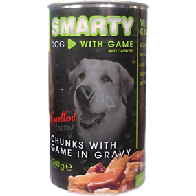 Smarty Chunks Dog with venison complete dog food 1240 g