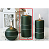 Lima Sparkling candle green matt cylinder 70 x 150 mm 1 piece