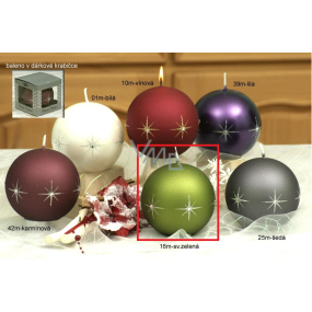 Lima Zircon candle light green ball 100 mm 1 piece