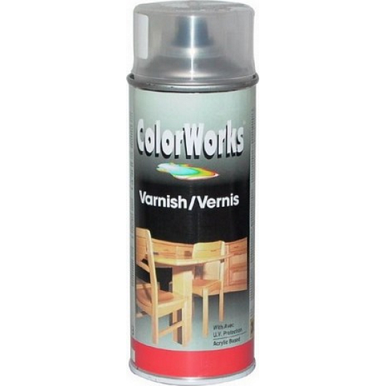 Color Works Varnish 918571 clear semi-matte acrylic lacquer 400 ml
