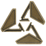 Huzzle Cast Delta metal puzzle, difficulty 3