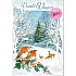 Ditipo Playing greeting card in the envelope Merry Christmas Fere Angeli Marcela Miková Merry Christmas feast 224 x 157 mm