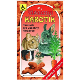 Granum Karotík supplementary food for all rodents 60 g