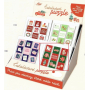 Nekupto Chocolate puzzle Christmas Skates 11 x 11.5 x 0.7 cm, 9 x 5 g