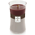 WoodWick Trilogy Forest Retreat - Escape to the forest scented candle with wooden wick and lid glass large 609 g