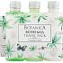 Bohemia Gifts Botanica Hemp oil shower gel 75 ml + shampoo 75 ml + body lotion 75 ml, travel pack