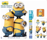 Minions Disney Eau de Toilette Roll-On for Kids 9.5 ml + Bookmark, Picture Stickers Surprise Bag
