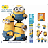 Minions Disney Eau de Toilette Roll-On for Kids 9.5 ml + Bookmark, Picture Stickers Surprise Bag