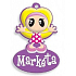Albi Zipper for jacket, keys, pencil case Margaret 1 piece