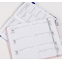 Albi Diary 2023 pocket diary with rubber band Roses 15 x 9,5 x 1,3 cm