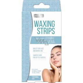 Nuagé Waxing Strips depilatory strips for face and bikini area 20 pieces