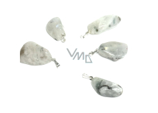 Moonstone Troml pendant natural stone, 2,2-3 cm, 1 piece, stone of destiny