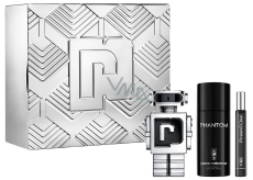 Paco Rabanne Phantom eau de toilette 100 ml + deodorant spray 150 ml + eau de toilette 10 ml miniature, gift set for men