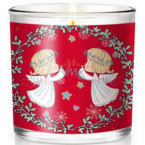 Nekupto Fashion Christmas scented candle Angels 7 x 7,5 cm